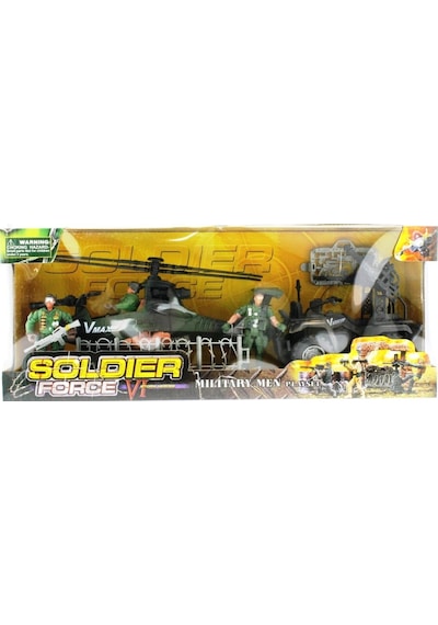 Atv ve Helikopterli Askeri Oyun Seti
