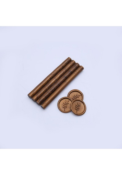 Mühür Mumu Çubuk 11mmx120mm 10 lu Paket Model: 548 ALTIN KARAMEL