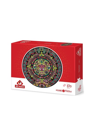 Art Puzzle Aztek Güneş Taşı 570 Parça Round Puzzle