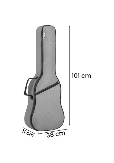 Midex Cs-39 Case Klasik Gitar Soft Case Gigbag Kalın Çanta Kılıf Pena Hediyeli