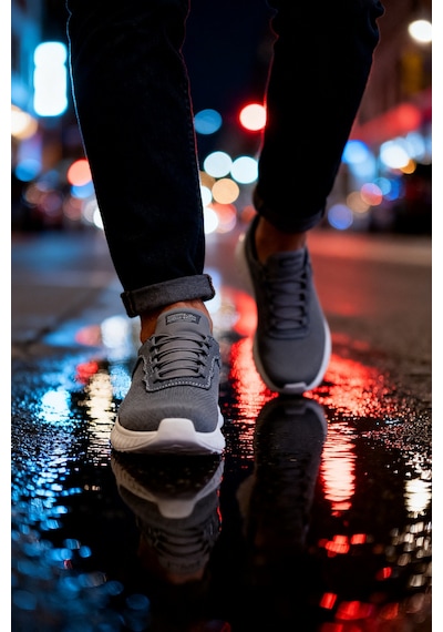 Skechers Erkek Bobs Squad Chaos Daily Hype Slip-ins Spor Ayakkabı 118300 Gri