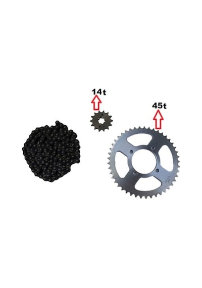 Yamaha Ybr 125 Zincir Ön Arka Dişli Set (528212426)