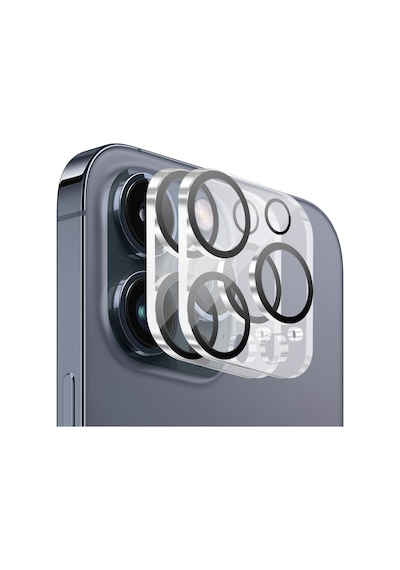 Buff Apple Uyumlu iPhone 13 Pro Max / 13 Pro Kamera Lens 2 Adet Şeffaf