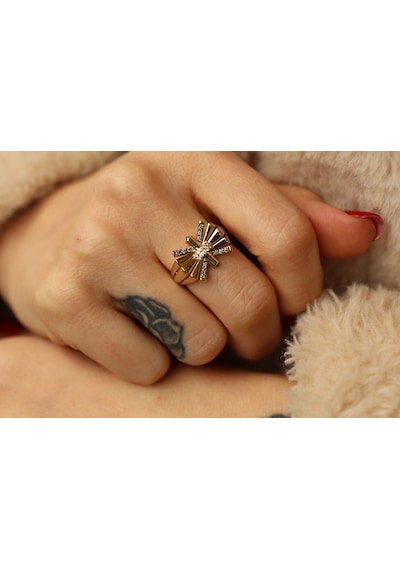 Reis Kuyumculuk T10201 Majestic Ring Altın Yüzük