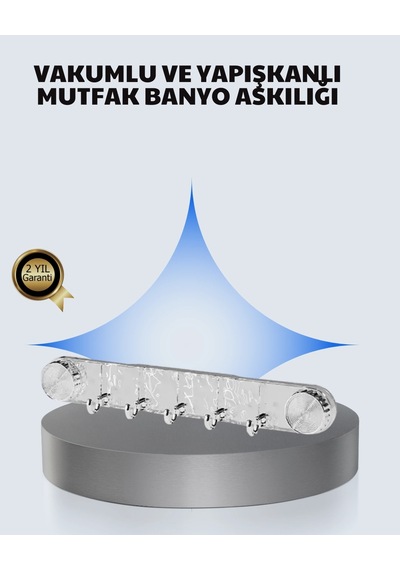 Aletsiz Montaj Vakumlu Yapışkanlı Askı Atı