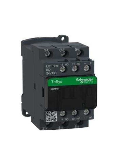 Schneider Lc1d09bd 4 Kw 9a 24v Dc 1 No 1 Nc Tesys D Kontaktör