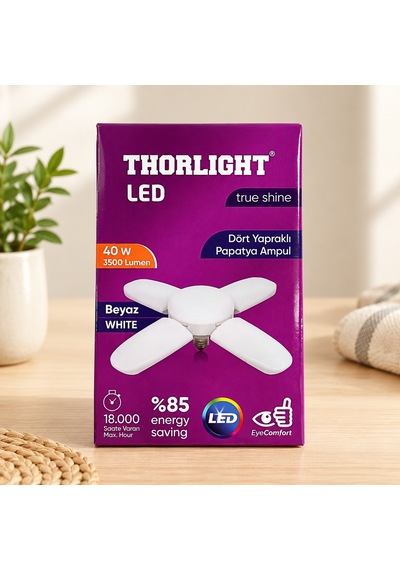 Papatya 40 W Led Ampul Beyaz - Çok Renkli
