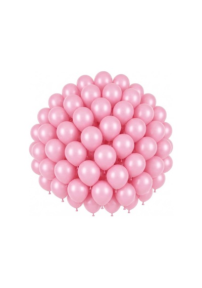Bebek Pembe Renk Lateks Pastel Balon 30 Cm - 50 Adet Açık Pembe