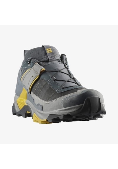 Salomon X Ultra 5 Gore-tex Turbulence/monument/spicy Mustard Erk Outdoor Ayakkabı L47725900 Gri