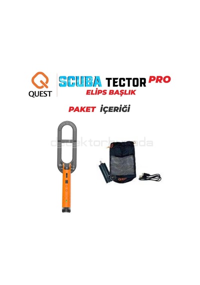 Scuba Tector Pro Su Altı Dedektörü&sahil Arama Dedektörü