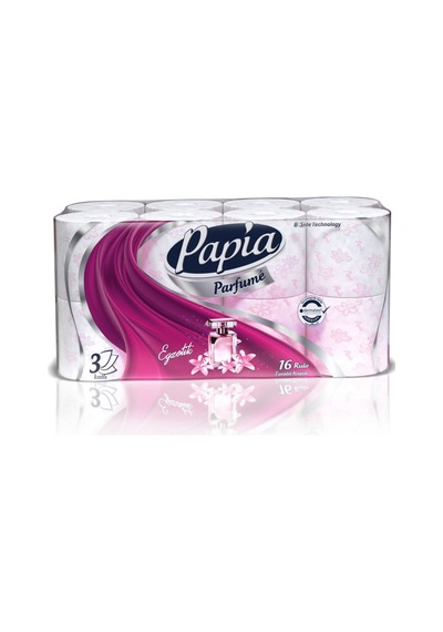 Papia 3 Katlı Egzotik Parfümlü Tuvalet Kağıdı 16 Rulo