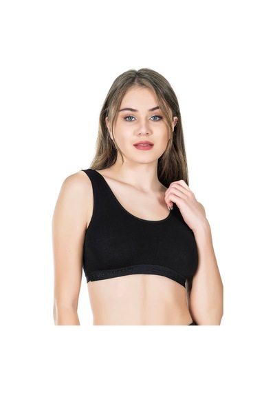 Moon Wear Geniş Askılı Body Sütyen 524 Siyah
