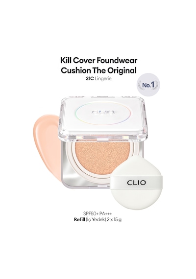 Clio Mat Bitişli Kill Cover Founwear Cushion The Original + Refill 21c Lingerie Spf50+ Pa+++ 21c Lingerie