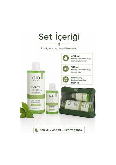 Kdid Mıceller Water For Oıly Skın Types 400+100ml Yeşil