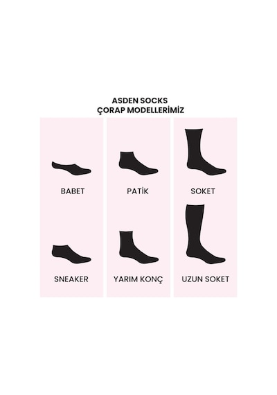 Asden Bambu Erkek Patik Çorap 3 Siyah 3 Beyaz, Dikişsiz, Soft Yıkamalı Çok Renkli