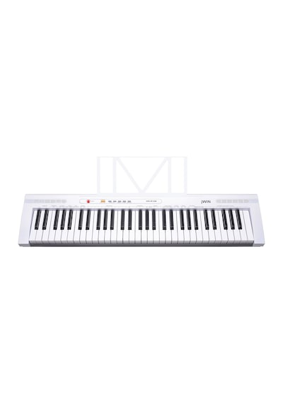Jwin Mk-6146 61 Tuşlu Elektronik Org Etiket. Mikrofon Ve Adaptör Hediye - Beyaz