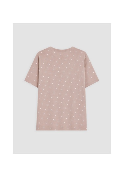 Lcw Dream Bej Puantiyeli Kadın Pijama Takım