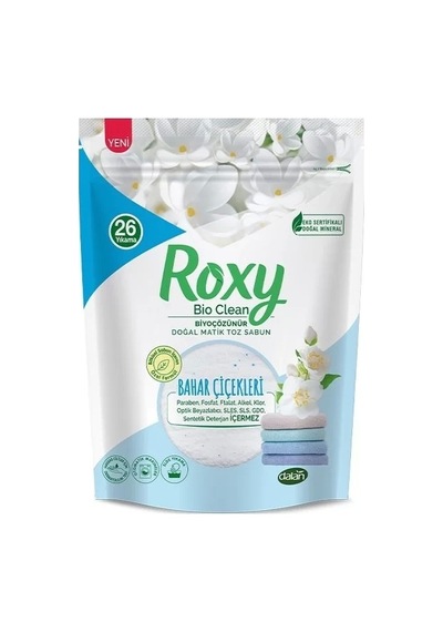 Roxy Bio Clean Doğal Matik Toz Sabun Bahar Çiçekleri 1600 Gr