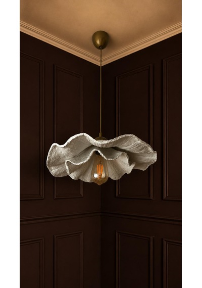 Lioraa Lighting Flora Mono 45 Cm Sarkıt Avize Kırık Beyaz
