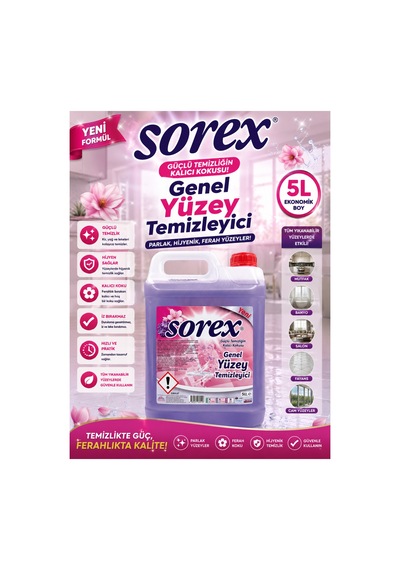 Genel Temizlik Çok Amaçlı Temizleyici 5 Litre Güçlü Temizlik Ve Etkili Hijyen - 881879469 Diğer