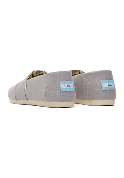 Espadril / Keten Kadın 10020858 Toms Alpargata Recycled Cotton Canvas Drizzle Grey Grey Gri