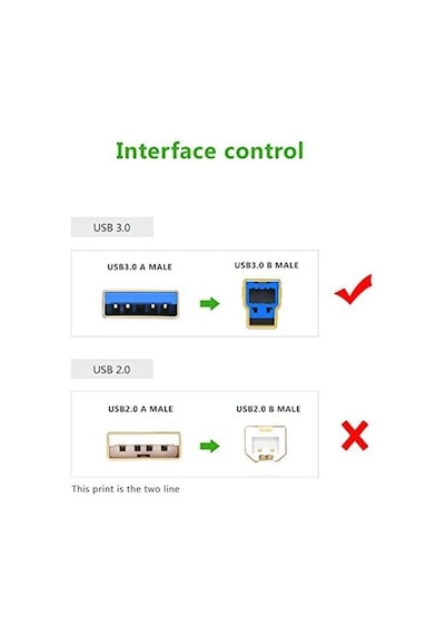 10372 2m Usb A Usb B Fişi Siyah - Usb A Usb B 3.0 3.1 Gen 1 , Siyah