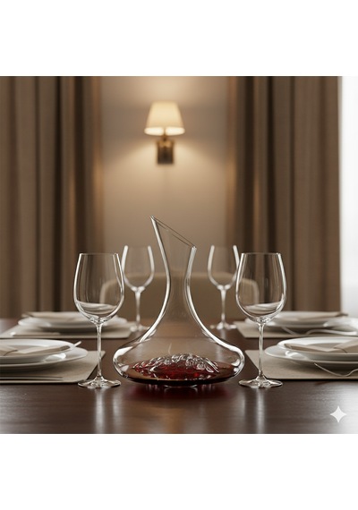 Paşabahçe 23105 El İmalatı Üzüm Motifli Kristal Karaf 2000cc