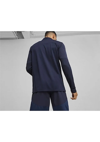 Puma Teamfinal Training 1/4 Zip Erkek Futbol Antrenman Uzun Kollu Üst 65855106 Lacivert Lacivert