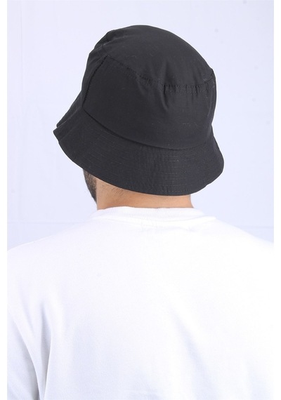 Cappello Unisex Safari Şapka - Outdoor - Capusfr001-Siyah