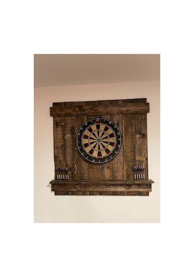 Sadece Ahşap Dart Tahtası Arkalığı, 65cm 80cm , Ahşap Dart Arkalığı, Ahşap Dart Dolabı