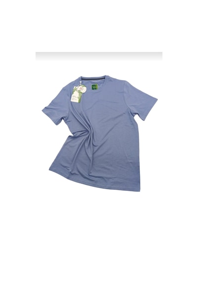 Jiber 334 Erkek Bamboo Yuvarlak Yaka Kısa Kol T-shirt 1 Adet Mavi