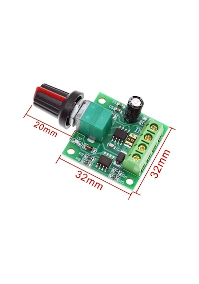 Pwm Dc Motor Hız Kontrol Modülü 1.8v-12v 2a Ayarlanabilir Hız Kontrolcü