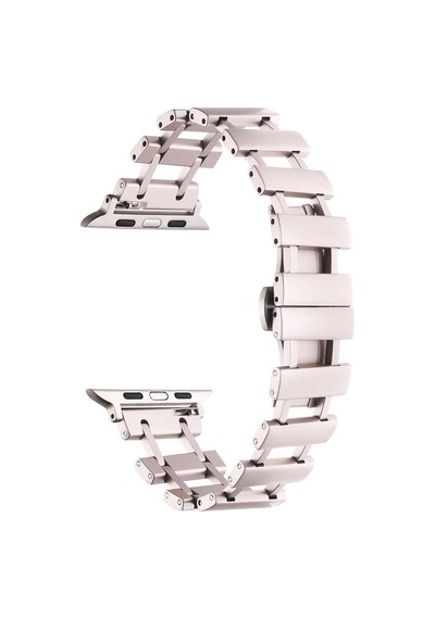 Apple İle Uyumlu Watch 38mm/40mm Krd-96 Metal Kordon Starlight Çok Renkli