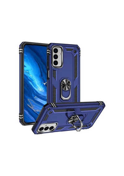 Samsung Uyumlu Galaxy M23 Kılıf Zore Vega Kapak Mavi