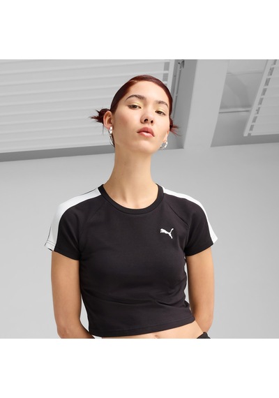 Puma T7 Kadın Siyah Tişört 629802-01 Siyah