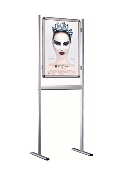 B1 50x70 Cm Yüksek Alüminyum Tek Taraflı Mobil Kaldırım Reklam Poster Pano - Ds052