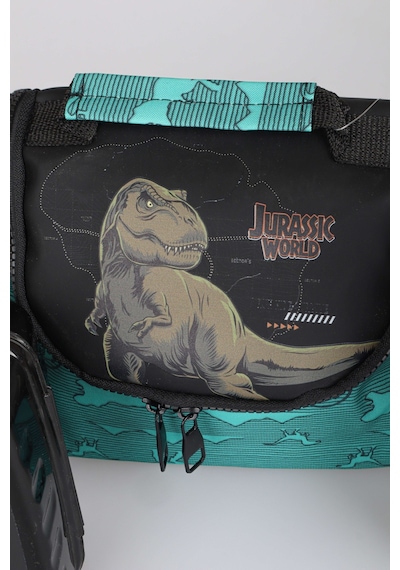 X Dekomus "t-rex Force Collection" Jurassıc World Lisanslı Beslenme Çantası,matara Ve Beslenme Kabı Seti Açık Gri