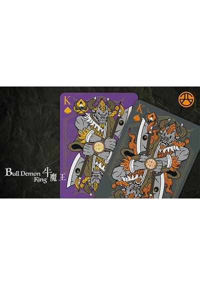 Bicycle Bull Demon King Demolition Grey Premium Oyun Kağıdı Limited Edition Koleksiyonluk İskambil Kartları