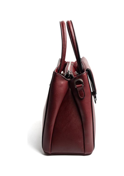 Silver Polo Sp1264 Kadın El Çantası Düz Bordo-bordo