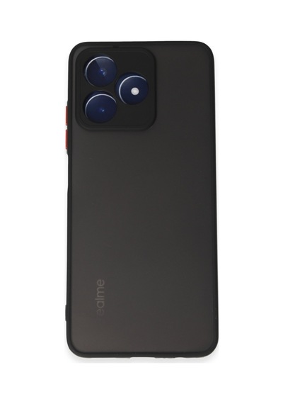 Realme C53 Uyumlu Kılıf Montreal Silikon Kapak - Siyah