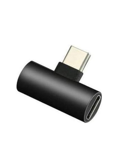 Cdg-cnv79 Type C + 3.5mm Stereo Dönüştürücü Çoklayıcı Siyah Adaptör