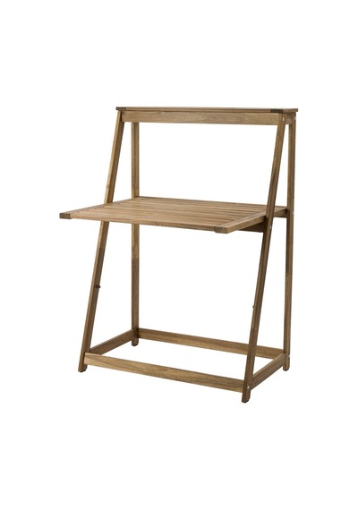 Katlanabilir Masa, Kahverengi, 65x78x113 Cm Açık Ahşap