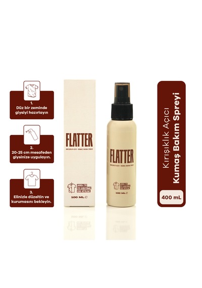 Flatter Kırışıklık Açıcı & Kumaş Bakım Spreyi 100ml X 2 2'li Set
