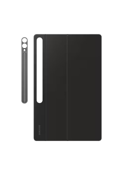 Samsung Uyumlu Galaxy Tab S10/S9 Ultra Klavyeli Mousepadli Kılıf Siyah