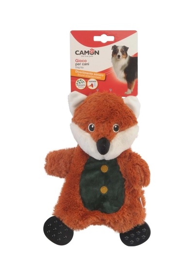 Camon Hışırtılı Ve Gıcırtılı Plastik Patili Polyester Rakun Köpek Oyuncağı 26 Cm
