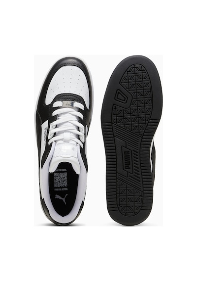 Puma Caven 2.0 Unisex Sneaker Spor Ayakkabı Hakiki & Sentetik Deri Siyah/beyaz