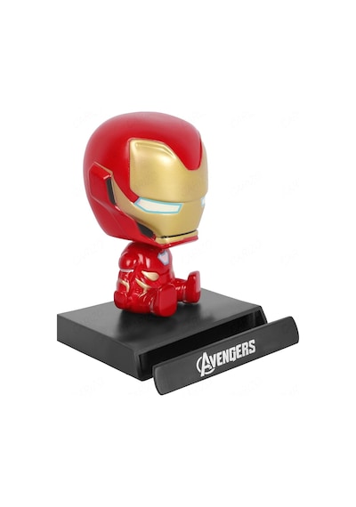 Süper Mario Kardeşler Mario Anime Sallanan Kafalı Figür Biblo Telefon Tutucu Dekoratif Masa Süsü Iron Man
