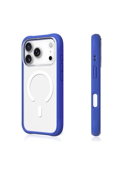 Apple Uyumlu iPhone 17 Pro Max  Kılıf M-safe Şarj Özellikli Airbagli Youngkit Dynamic 2 Serisi Kapak Mavi Mavi
