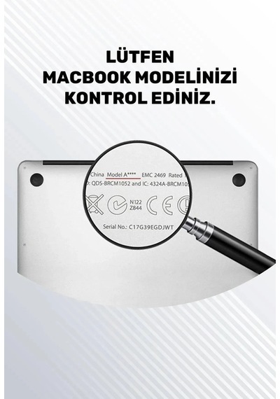 Apple Uyumlu MacBook Air 2020 13 Inc M1 A2337 / A2179 Türkçe Q Klavye Slim Türkçe Klavye Koruyucu Kılıf Çok Renkli