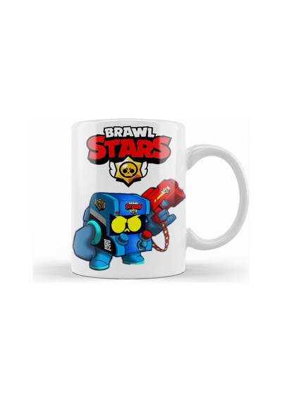 Brawl Stars 8 Bıt Kupa Bardak Porselen No28301 Karışık